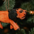 thumbnail image 3 of Painted Wood Lion Christmas Ornament, 3 of 4