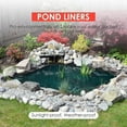 thumbnail image 5 of CazToi 10-25ft Pond Liner 20Mil 45Mil LLDEP EPDM Material Pliable Durable UV Resistant Easy Cutting for Fish Koi Ponds Waterfalls Fountains Water Gardens, 5 of 6