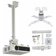 thumbnail image 4 of Stainless Steel Projector Ceiling Mount, Adjustable Retractable Arms, for School, Office, Meeting, 4 of 4