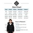 thumbnail image 5 of Wantdo Boy's Puffer Coat Padded Winter Fleece Jacket Hooded Puffer Jacket Black 10-12, 5 of 8