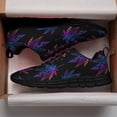 thumbnail image 3 of Marijuana Leaf Shoes for Men Women Running Sneakers Breathable Casual Sport Tennis Shoes Gift for Him Her Black Size 9, 3 of 5