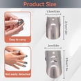 thumbnail image 2 of 8Pcs Finger Guards for Cutting, Hand Guard Finger Protector Kitchen Stainless Steel Finger Nail Protector Hand Cut Guard Kitchen Finger Cutting Protector for Chopping Dicing Slicing, 2 of 8