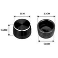 thumbnail image 5 of 2Pcs Steel Dial Lamp Switch Cover for Smart Fortwo 451 2009-2014 Car Wiper Gear Cap Decorative Car, 5 of 5