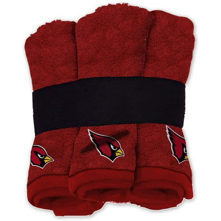 NFL Arizona Cardinals Wash Cloth Set, 6-Pack