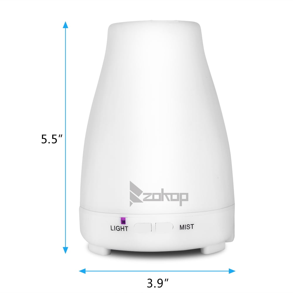 110V 200ML Aroma Diffuser with White Controller US Plug, Portable for Bedroom, Livingroom