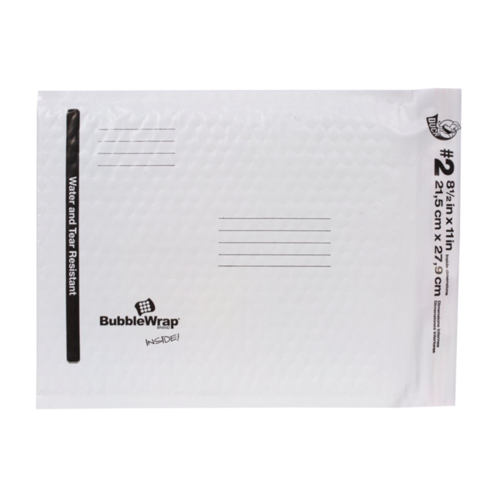 Duck 8.5 in. W x 11 in. L White Padded Envelope 1 pk Case Of 25