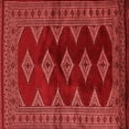 thumbnail image 1 of Ahgly Company Indoor Square Southwestern Red Country Area Rugs, 5' Square, 1 of 4