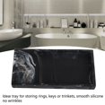 thumbnail image 4 of Kitchen Sink Countertop Organizer, Countertop Vanity Tray Silicone Storage Tray Sink Vanity  Dispenser Tray Plate Holder, 4 of 8