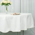 thumbnail image 6 of BalsaCircle 90" Premium Round Polyester Tablecloth Wedding Table Linens Ivory, 6 of 8