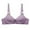 Purple, variant on Lolmot Cotton Push up Bra Womens Full Coverage Flower Print Non Padded Wireless Bra Comfortable Soft Everyday Plus Size Bra Tops on Clearance