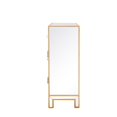 thumbnail image 5 of Nightstand 2 drawers 2 doors 38in. W x 12in. D x 32in. H in gold, 5 of 11