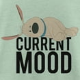 thumbnail image 2 of Girl's Mulan Little Brother Current Mood Graphic Tee Mint X Small, 2 of 4