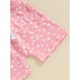 thumbnail image 6 of Toddler Baby Girl Summer Outfits Daisy Floral Print Short Sleeve T-Shirt Top and Shorts Set Cute Summer Clothes, 6 of 7