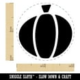 thumbnail image 2 of Cute Pumpkin Self-Inking Rubber Stamp Ink Stamper - Yellow Ink - Mini 1/2 Inch, 2 of 7