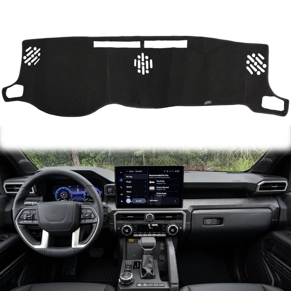 XUKEY Dashboard Cover Fit Mat Dash for Toyota Tacoma 2024 2025 2026 N400 Anti-Sun Dashmat