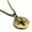 Gold, variant on Stainless Steel Year of the Goat Zodiac Round Medallion Pendant Necklace