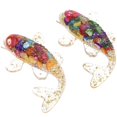 thumbnail image 3 of 2pcs Small Crystal Fish Figure Crystal Fish Figurine Table Fish Decoration Fish Ornament, 3 of 3