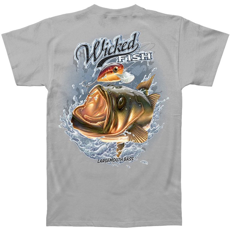 Guy Harvey Largemouth Bass Back-Print T-Shirt