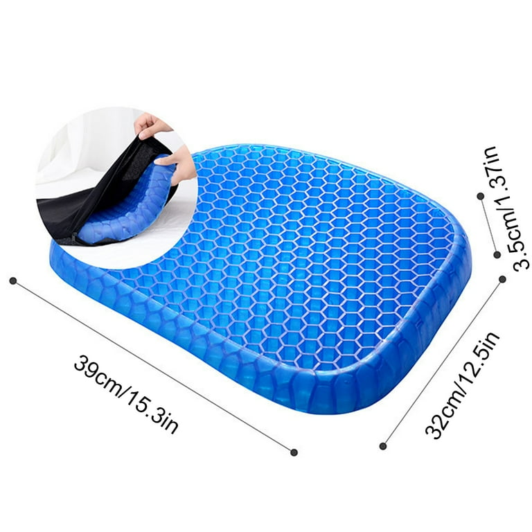 Gel Seat Cushion TPE Silicone Cooling Mat Egg Support Ice Pad Chair Car Office  Seat Cushion