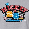 thumbnail image 3 of Disney - Mickey Mouse - All Star on Mickey's Team - Juniors Cropped Cotton Blend T-Shirt, 3 of 5