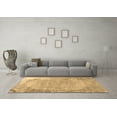 thumbnail image 3 of Ahgly Company Indoor Rectangle Abstract Brown Contemporary Area Rugs, 4' x 6', 3 of 4
