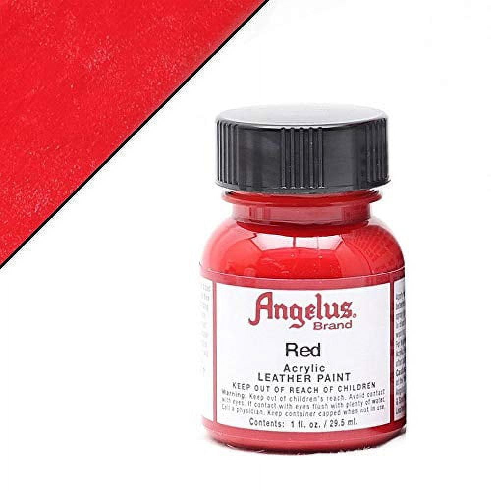 Acrylic Leather Paint, Scarlet Red, 1 Ounce