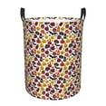 thumbnail image 6 of Picia Halloween Pumpkin Large Laundry Basket, Waterproof, Freestanding Laundry Hamper, Collapsible Tall Clothes Hamper with Extended Handles-Small, 6 of 8