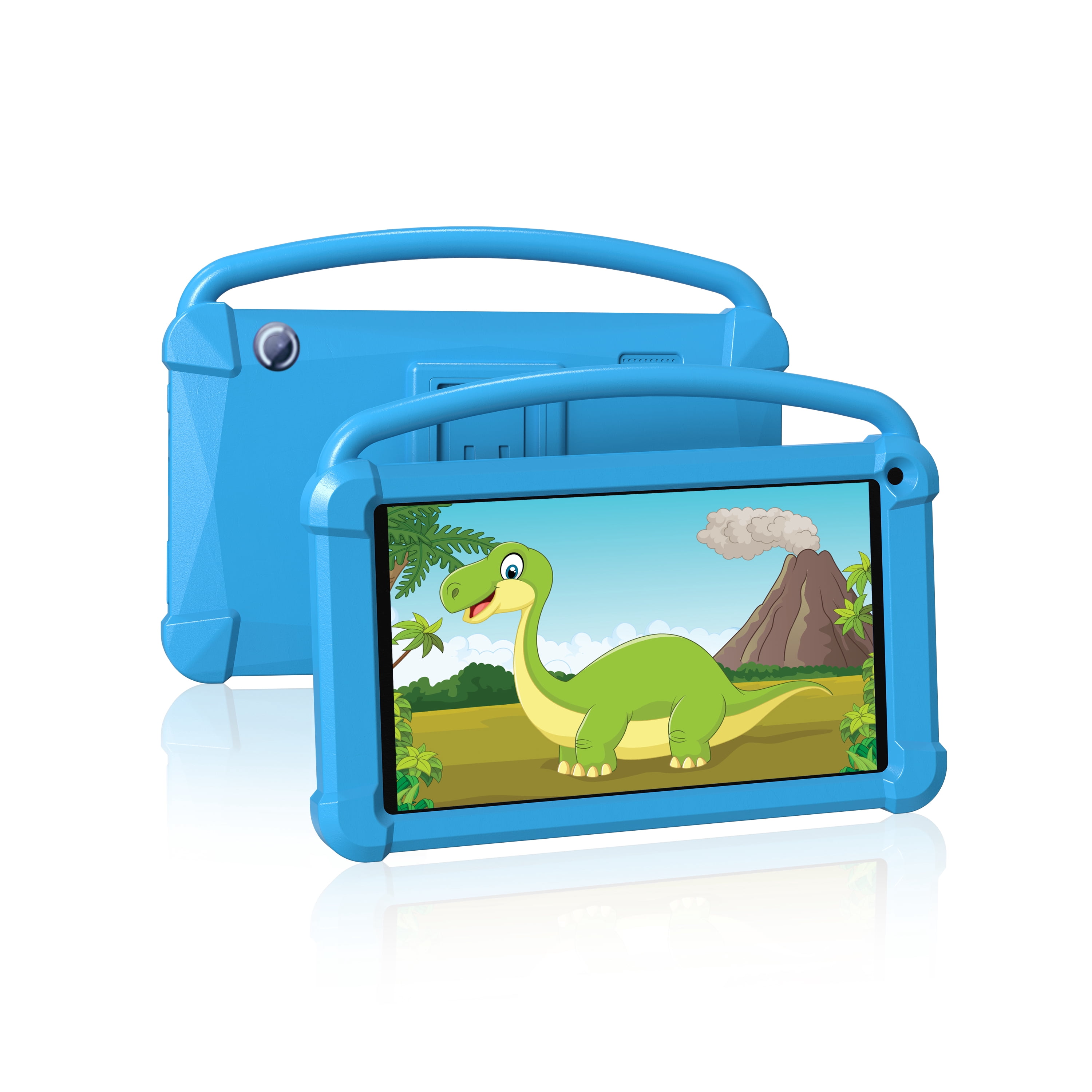 Kids Tablet, 7 Inch Tablet for Kids, Android 12 Tablet 4(2+2)GB RAM+16GB Storage, Toddler Tablets with KIDOZ Parental Control App, WiFi, Bluetooth, Best Gift for Kids Learning and Playing