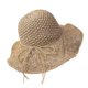 thumbnail image 1 of Women's Handmade Straw Hat Summer Wide Brim Beach Sun Cap Foldable Large Floppy Braided Sun Hat for Travel, 1 of 5