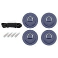 thumbnail image 1 of de en D de 4 piezas con accesorio elástico para kayak de Azul shamjiam Parche de anillo en D de acero inoxidable, 1 of 9