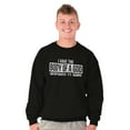 thumbnail image 4 of Body Of God Buddha Exercise Fitness Men's Big & Tall Crewneck Sweatshirt Brisco Brands 2X, 4 of 5