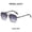 Black double gray, variant on Mens Sunglasses Retro Full Frame Diamond Cut Lightweight UV400 For Sun Protection Fishing Outing Outdoor Stage