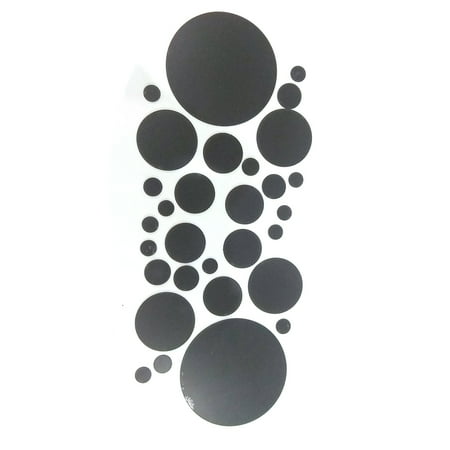 wandaufkleber silberne punkt aofa 30pcs
