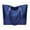 Blue, variant on RoamHome Women's Tote Bag Large Capacity, Stylish Cloth & Soft Leather Shoulder Bag - 16x11x4in Big Handbag for Work, Travel, Daily Use | Lightweight Durable Ladies Purse