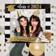 thumbnail image 1 of wonima44 Giiffu Large Graduation Themed Party Photo Booth Selfie Frame & Props for Class of 2024 Decor, Cute Designs With Real Glitter, 1 of 1