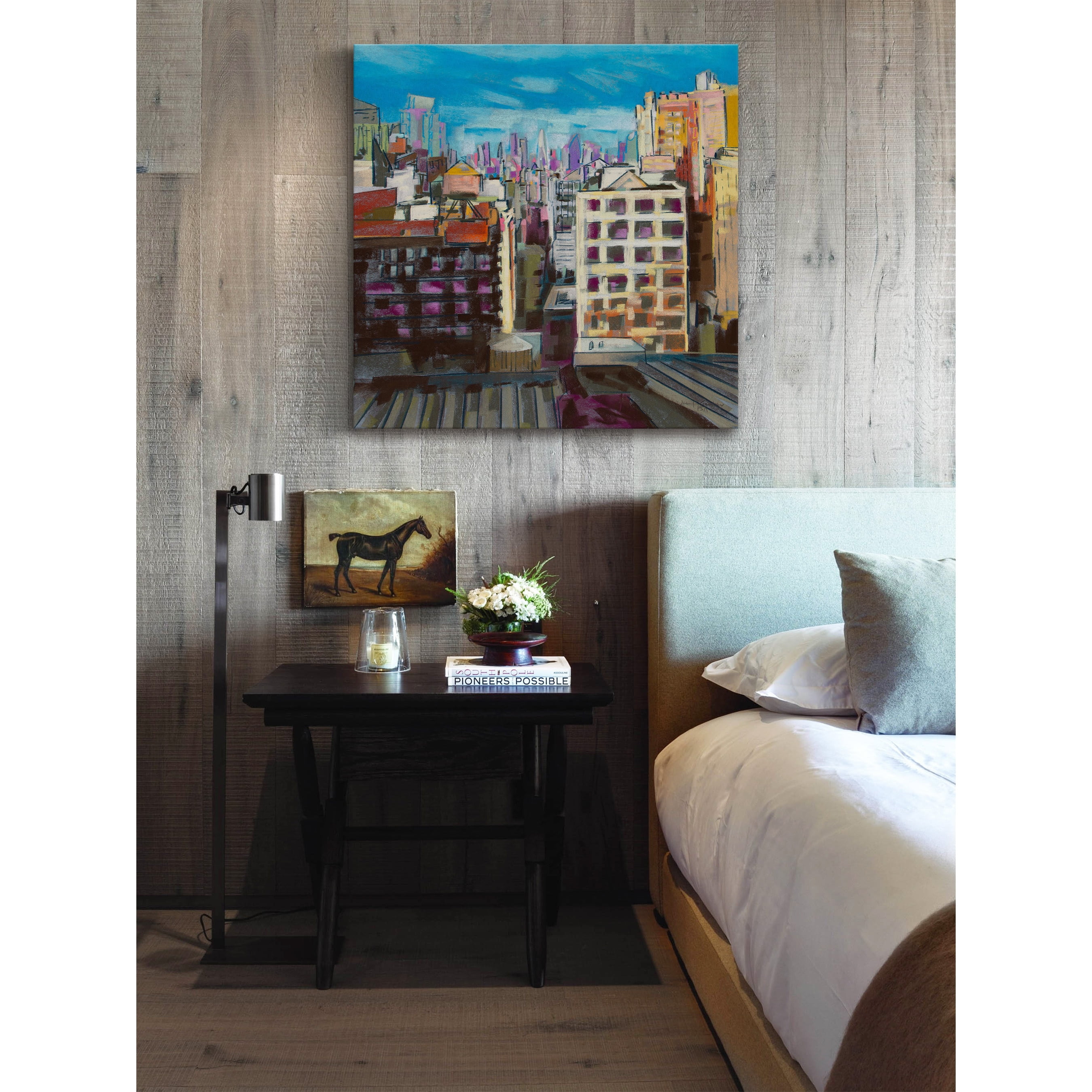 "Towards the Freedom Tower" Painting Print on Wrapped Canvas