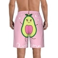 thumbnail image 3 of Kdxio Cute Avocado Pattern Mens Casual Shorts - Drawstring Summer Beach Sports Shorts for Men, 3 of 9