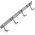 thumbnail image 2 of Hook Rail / Rack, with 4 Heavy Duty Coat and Hat Hooks, 2 of 4