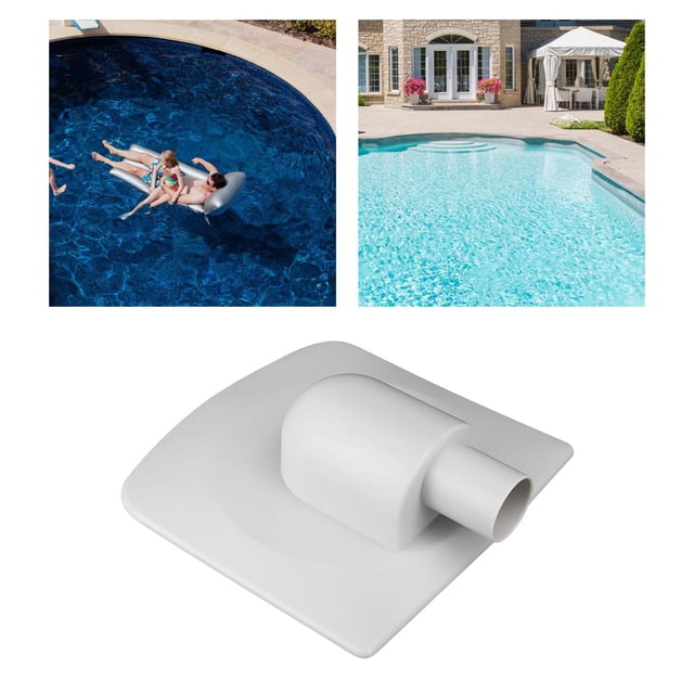 Skimmer de piscina Placa de vacío Adaptador de drenaje de piscina Reemplazo de piezas de piscinas de verano Adaptador de placa de succión fuerte para shamjiam Adaptador de placa de vacío