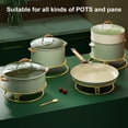 thumbnail image 3 of Koszal Support de Pot Multifonctionnel en Acier Inoxydable Anti-Brûlure Protection de Bureau Fournitures Ménagères, 3 of 7