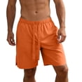 thumbnail image 2 of Thousandth Men Elastic Waist Fashionable Straight Casual Shorts Summer Quick Dry Drawstring Loose Fit Breathable Lightweight Beach Short Pants For Outdoor Jogging, 2 of 8
