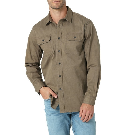 Wrangler® Men's Long Sleeve Epic Soft Woven Shirt
