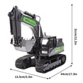 thumbnail image 3 of Fridja Large Remote Control Alloy Excavator Toy with 800mAh Battery, 2.4GHz RC Construction Vehicle, 3 of 7