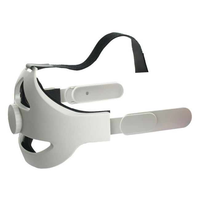Graflsoa Serre-Tête VR Blanc Confortable pour Oculus Quest 2 - Sangle de Remplacement Légère en ABS