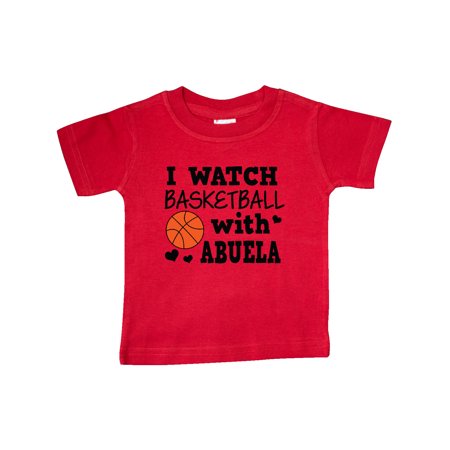 

Inktastic I Watch Basketball with Abuela Gift Baby Boy T-Shirt