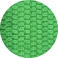 thumbnail image 1 of Ahgly Company Indoor Round Oriental Green Industrial Area Rugs, 3' Round, 1 of 4