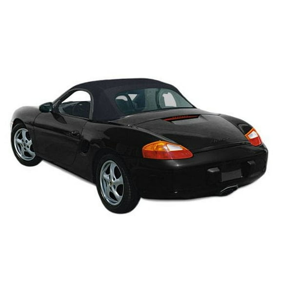 Sierra Auto Tops Convertible Top Replacement for Porsche Boxster 1997-2002, Acoustic A5 Canvas, Black