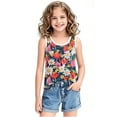 thumbnail image 5 of AUNVITO Boys & Girls Casual Print Sleeveless Round Neck Tank Top for Older Kids (3-15 Years), 5 of 7