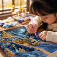thumbnail image 3 of Fantasy Diamond Art Kit, 12 Inch Framed Ice Winter Train Scenic Pearl Diamond Painting for Adults, Unique Wall Art Home Decor Craft Kit, 3 of 4