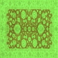thumbnail image 1 of Ahgly Company Indoor Square Abstract Green Modern Area Rugs, 8' Square, 1 of 4